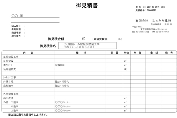 STEP.3 見積りの提出