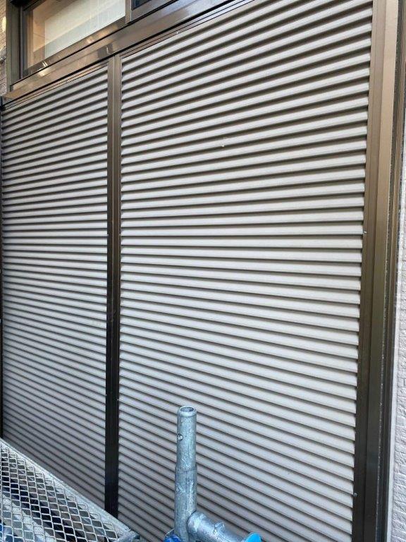 雨戸の塗装前
