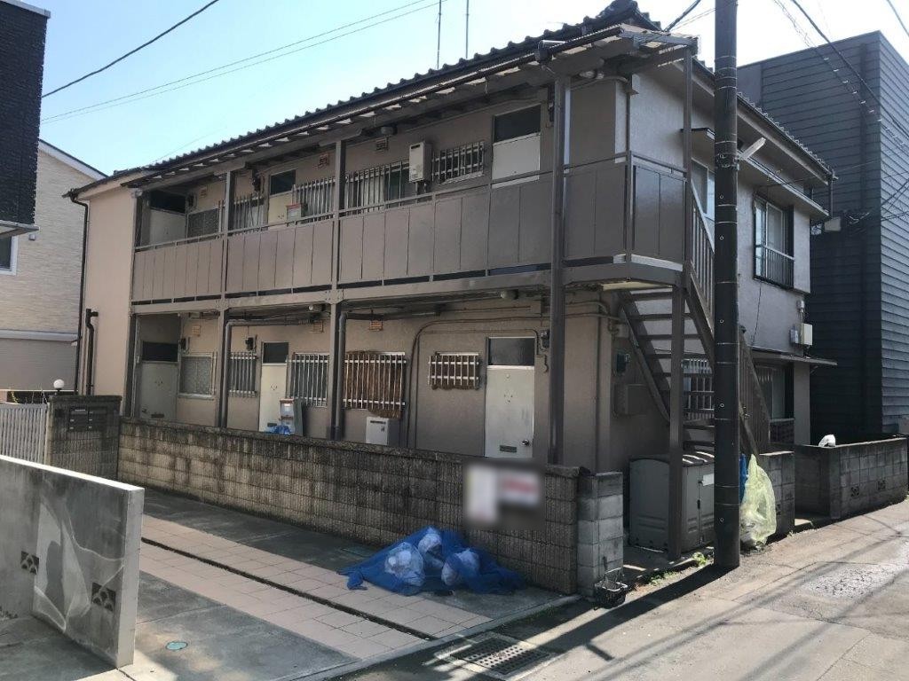 埼玉県新座市の賃貸アパート 外壁塗装 施工事例