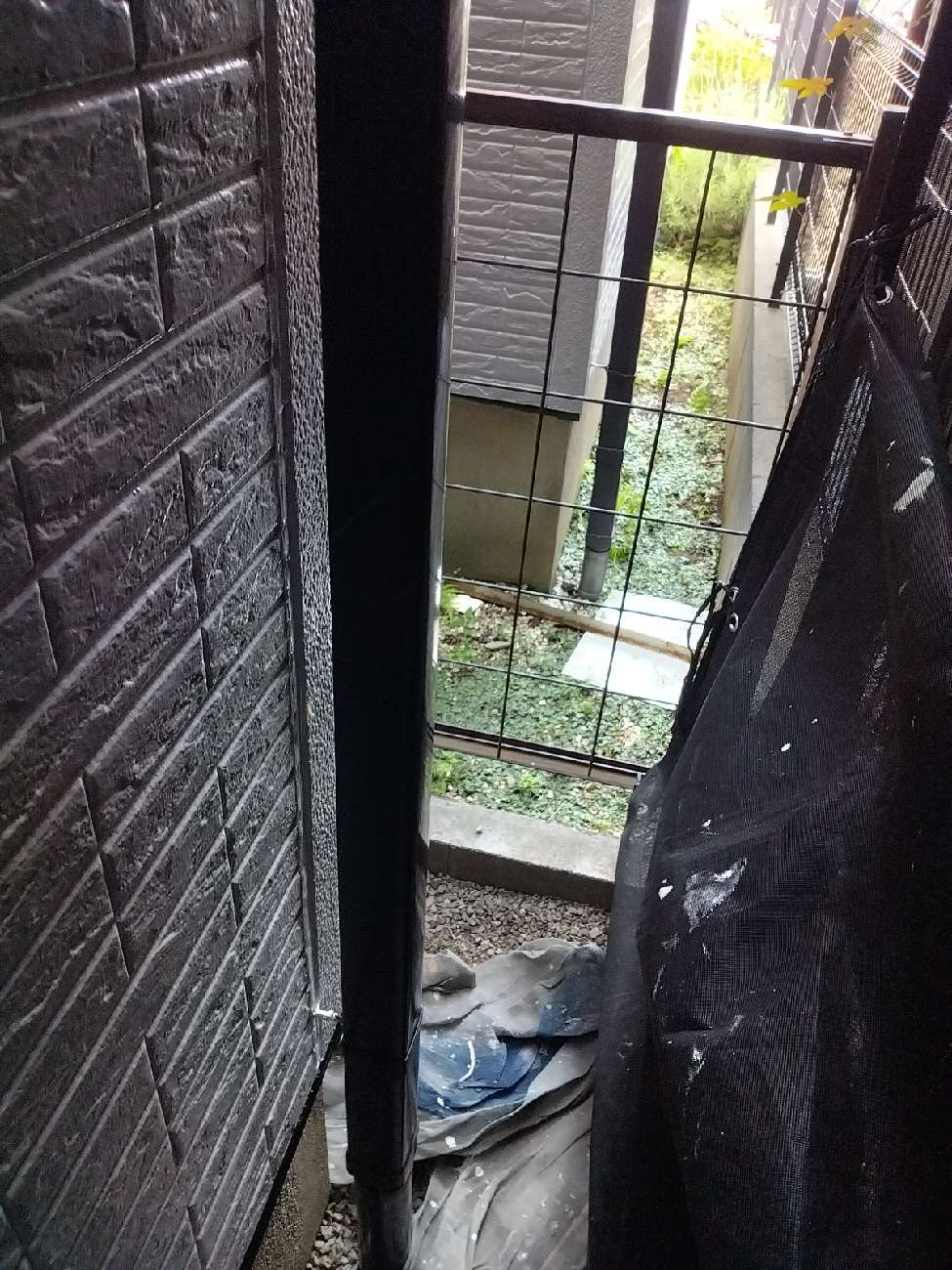 塗装前の雨樋