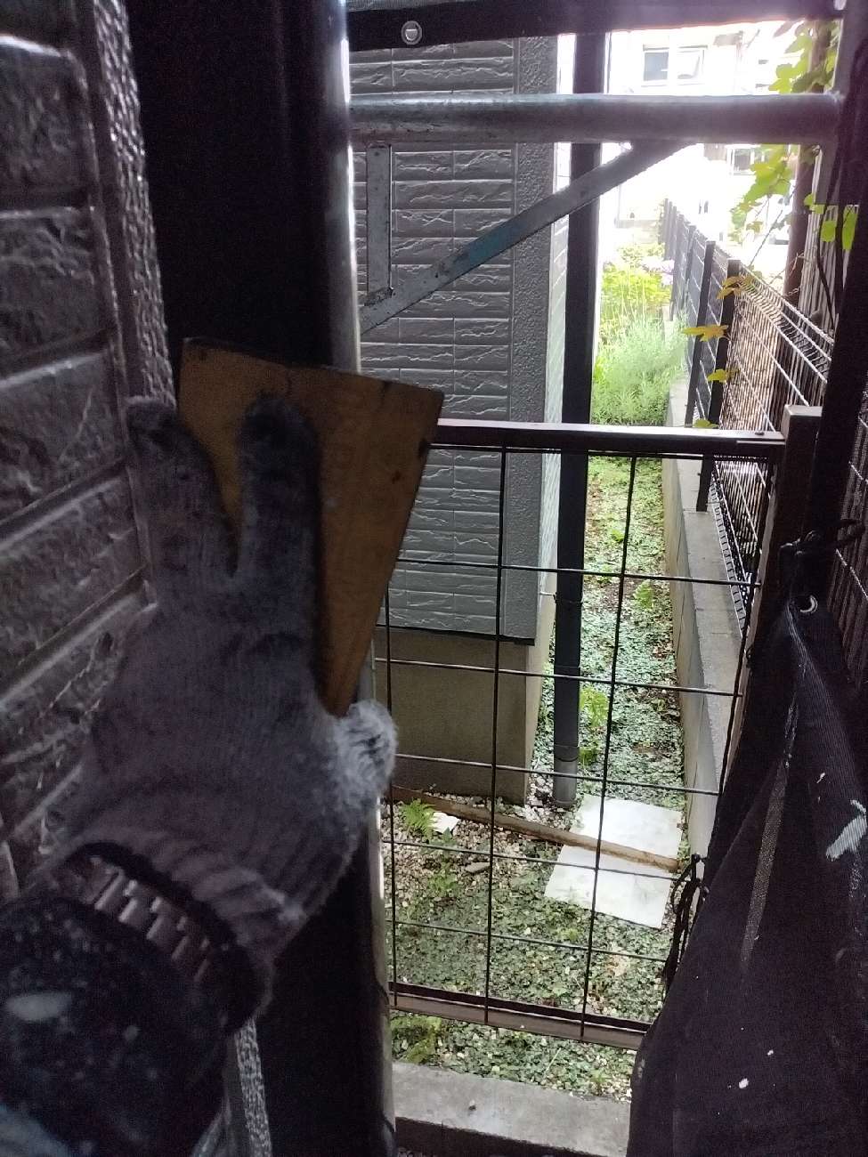 雨樋のケレン中