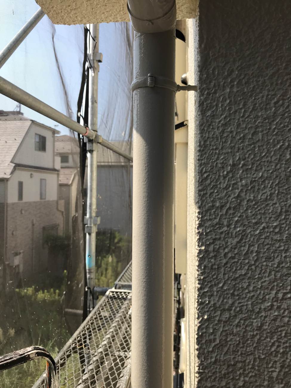 雨樋の塗装工事後