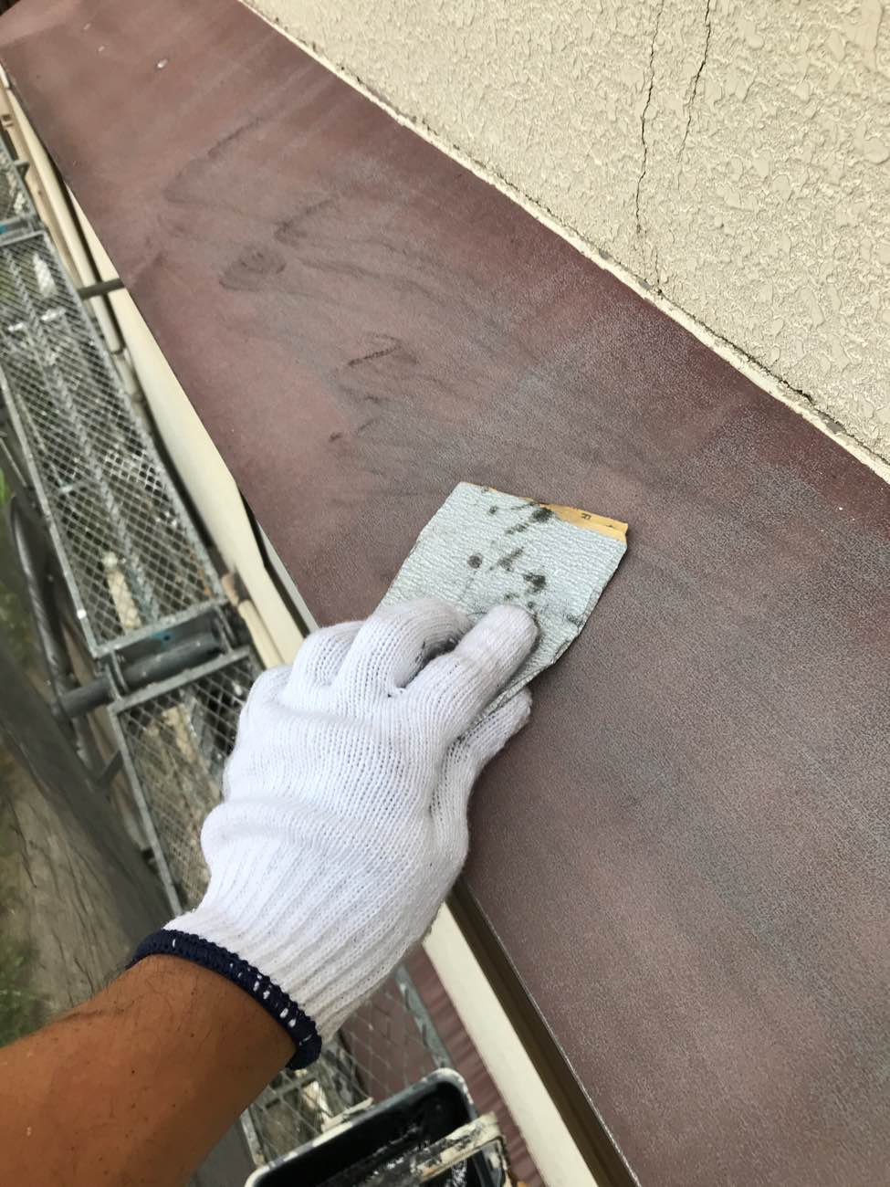 ケレン作業(下地処理)