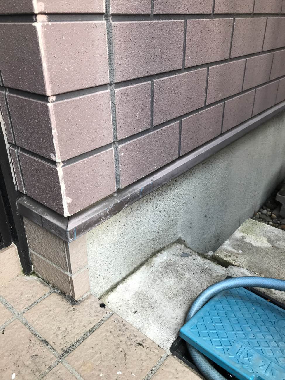 水切りの塗装前