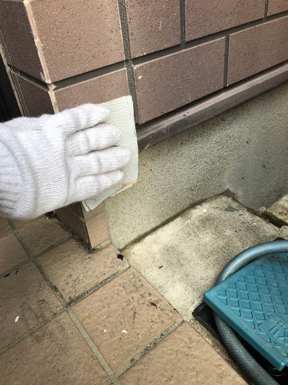 水切りのケレン中