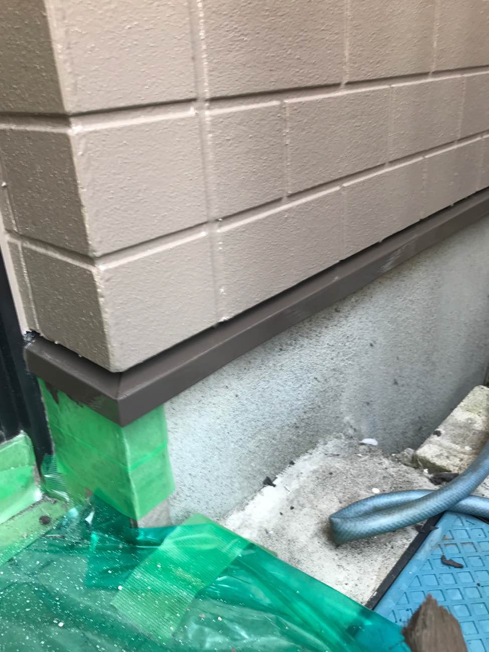 水切りの塗装後