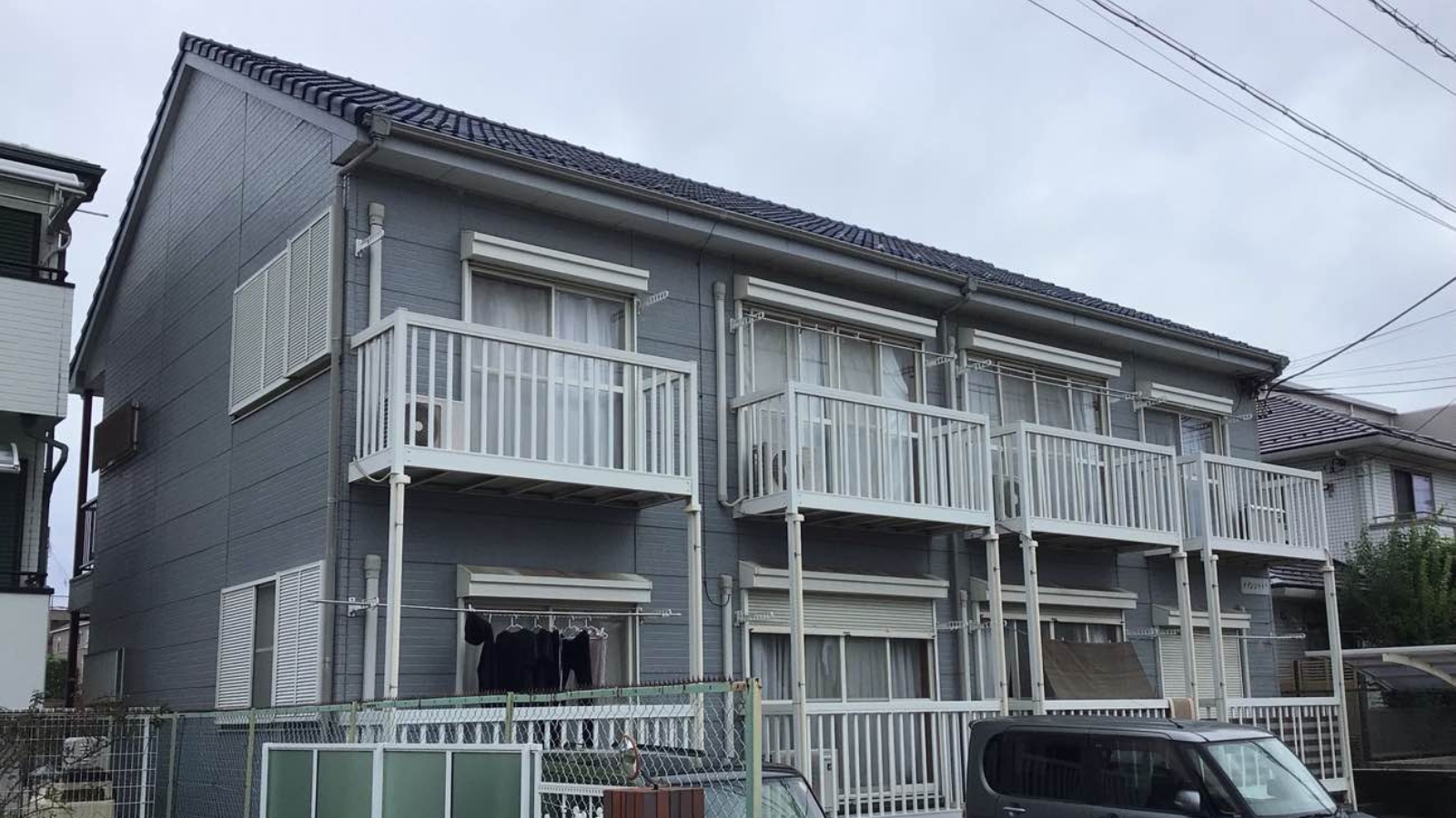 葛飾区 アパート 外壁塗装 外観 マンション 塗装工事前 状態